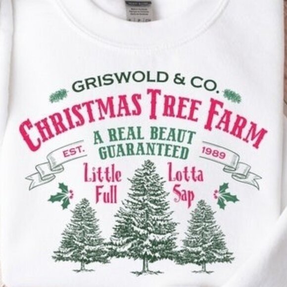 Griswold Christmas Tree Farm Holiday Sweatshirt, Christmas Party Sweatshirt 99 - Picture 2 of 5